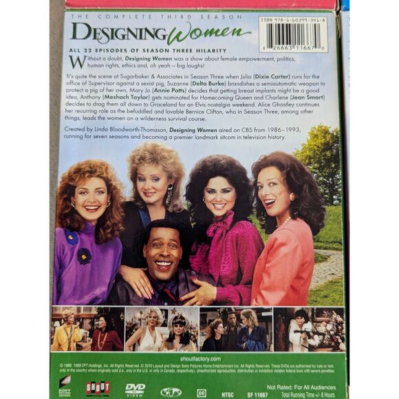 Bundle of 4 "Designing Women" Seasons 1 thru 4  (8 DVD's total) - Picture 9 of 10